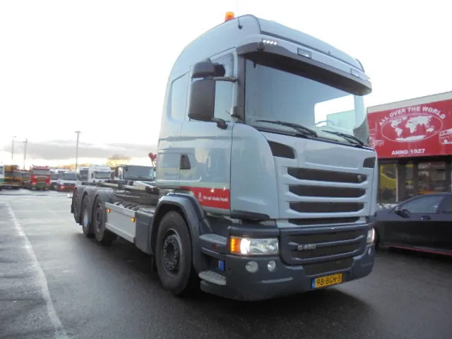 Scania G450 8X2 TRIPLE RETARDER NL KENTEKEN - Гаковий мультиліфт вантажівка: фото 3 Scania G450 8X2 TRIPLE RETARDER NL KENTEKEN - Гаковий мультиліфт вантажівка: фото 3