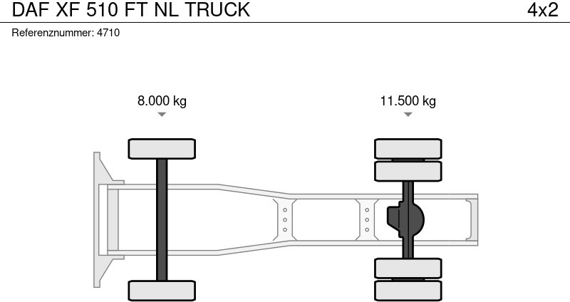 Тягач DAF XF 510 FT NL TRUCK: фото 20
