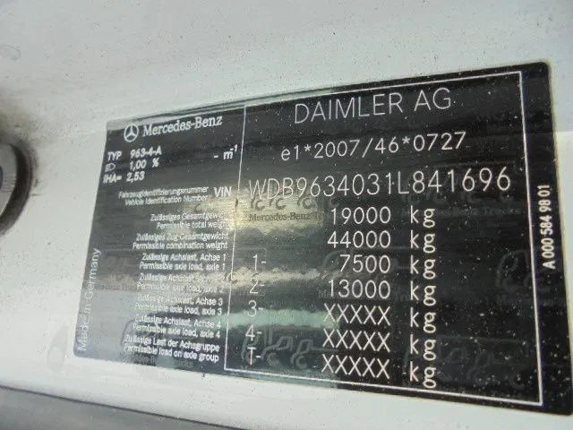 Mercedes-Benz Actros 1842 в лізинг Mercedes-Benz Actros 1842: фото 19 Mercedes-Benz Actros 1842 в лізинг Mercedes-Benz Actros 1842: фото 19