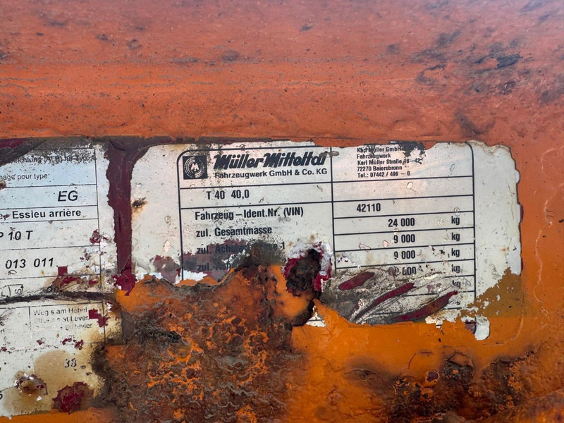 Низькорамна платформа причіп Müller-Mitteltal: фото 20