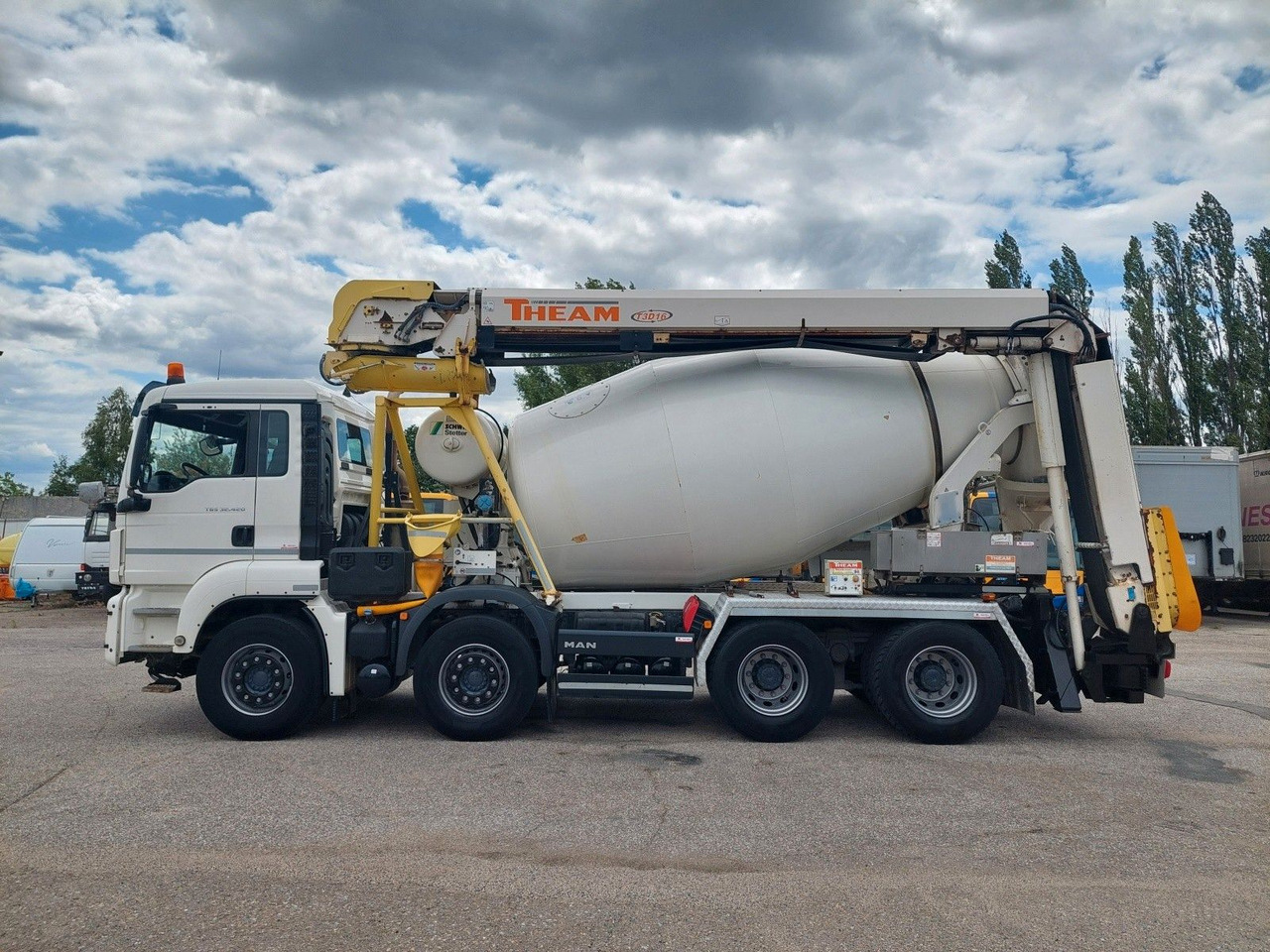 MAN TGS 32.420 BB Stetter AM 8 FHCBL + Theam T3D16 - Автобетонозмішувач: фото 5 MAN TGS 32.420 BB Stetter AM 8 FHCBL + Theam T3D16 - Автобетонозмішувач: фото 5
