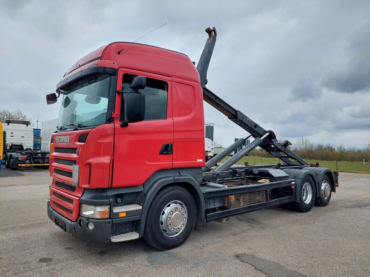 Scania R 400 LB 6x2/4 Meiller RK 20.65 - Гаковий мультиліфт вантажівка: фото 1 Scania R 400 LB 6x2/4 Meiller RK 20.65 - Гаковий мультиліфт вантажівка: фото 1
