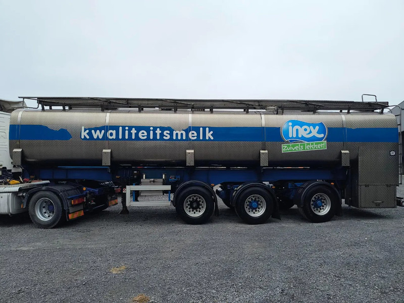 Mafa INSULATED INOX TANK 29000L 3 COMP - PUMP/COUNTER - 2 STEERING AXLES - Напівпричіп цистерна: фото 2 Mafa INSULATED INOX TANK 29000L 3 COMP - PUMP/COUNTER - 2 STEERING AXLES - Напівпричіп цистерна: фото 2