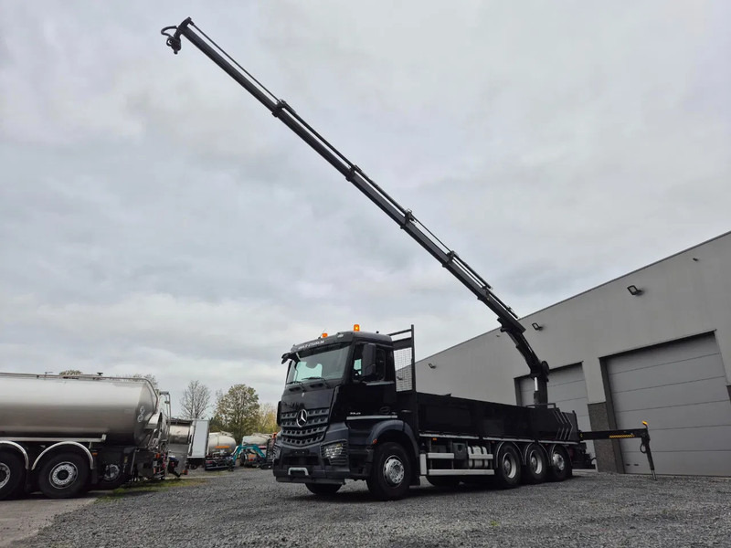 Бортова вантажівка/ Платформа, Вантажівка з маніпулятором Mercedes-Benz Arocs 3240 8X4 - HIAB 166E-5 HIPRO WITH REMOTE CONTROL - ROTATOR: фото 19