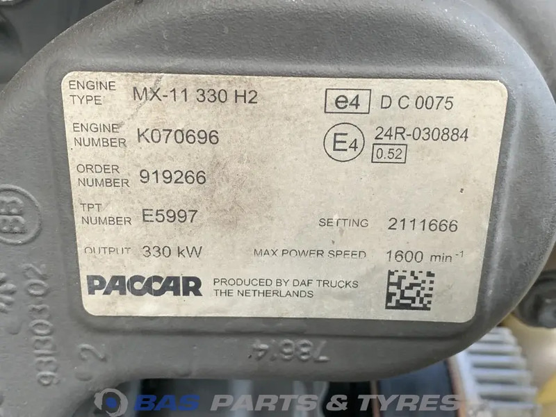DAF XF106 Motor DAF MX11 330 H2 0452051 - Двигун в категорії Вантажівки: фото 5 DAF XF106 Motor DAF MX11 330 H2 0452051 - Двигун в категорії Вантажівки: фото 5