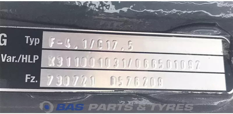 Mercedes-Benz Mercedes F-4.1/C17.5 Vooras A 972 331 12 01 - Передня вісь в категорії Вантажівки: фото 4 Mercedes-Benz Mercedes F-4.1/C17.5 Vooras A 972 331 12 01 - Передня вісь в категорії Вантажівки: фото 4