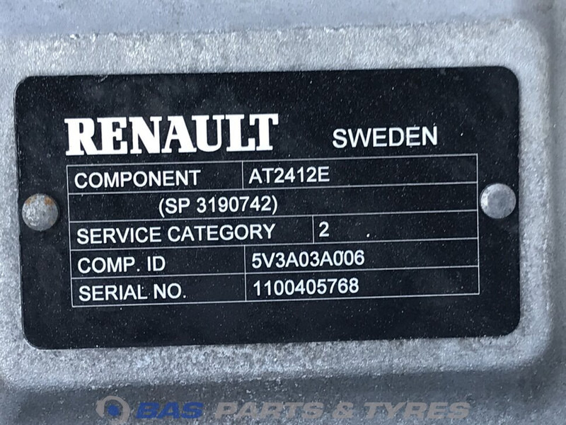 Renault D-Serie AT2412E Optidrive Versnellingsbak G0000416 - Коробка передач в категорії Вантажівки: фото 5 Renault D-Serie AT2412E Optidrive Versnellingsbak G0000416 - Коробка передач в категорії Вантажівки: фото 5