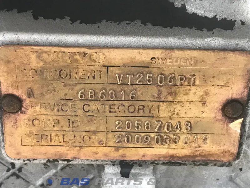 Volvo Volvo VT2506PT Powertronic Versnellingsbak 20587043 - Коробка передач в категорії Вантажівки: фото 5 Volvo Volvo VT2506PT Powertronic Versnellingsbak 20587043 - Коробка передач в категорії Вантажівки: фото 5