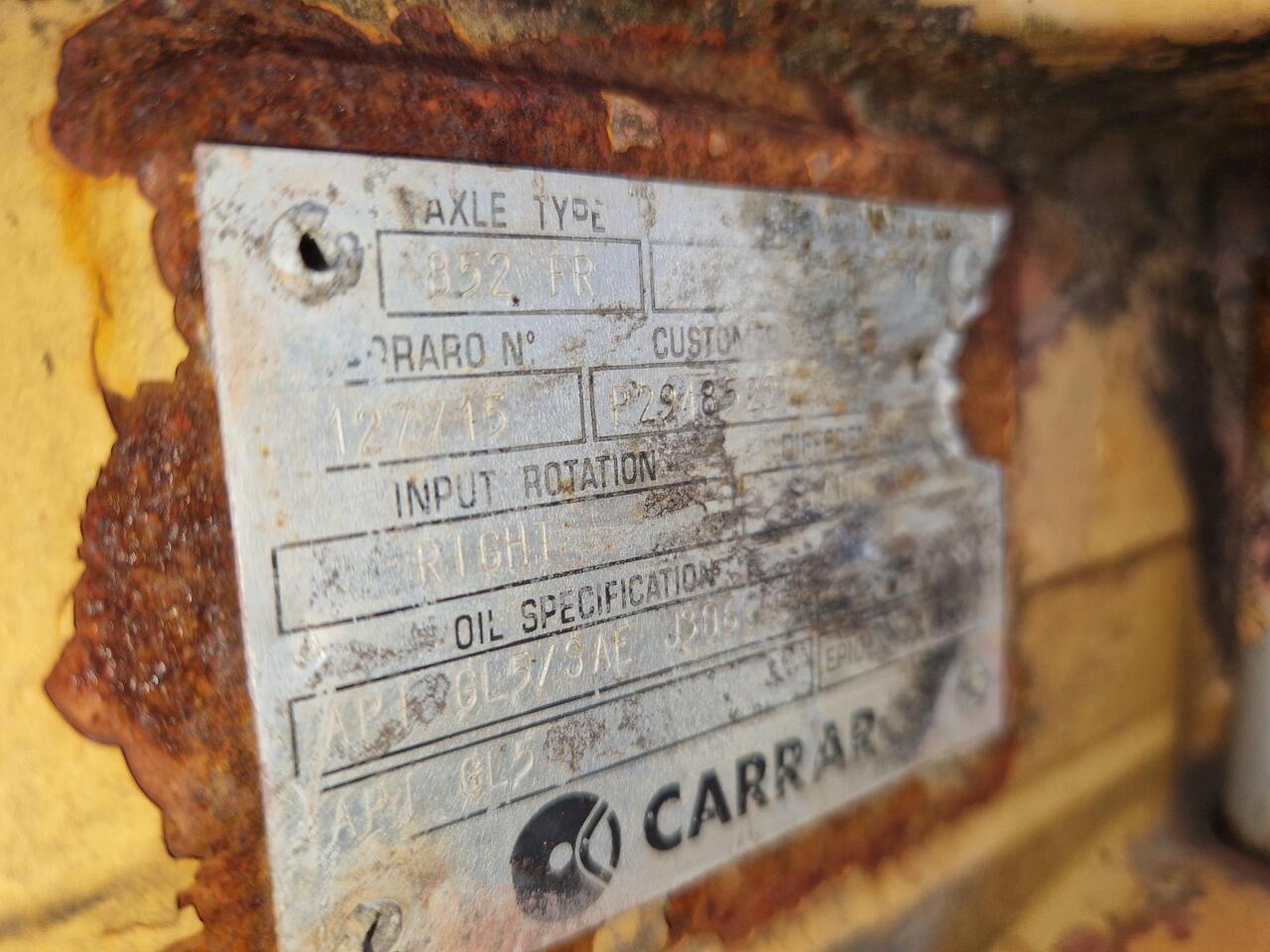 EJES CARRARO 852 FR PAR CASE 1288 - Вісь та запчастини в категорії Будівельна техніка: фото 3 EJES CARRARO 852 FR PAR CASE 1288 - Вісь та запчастини в категорії Будівельна техніка: фото 3