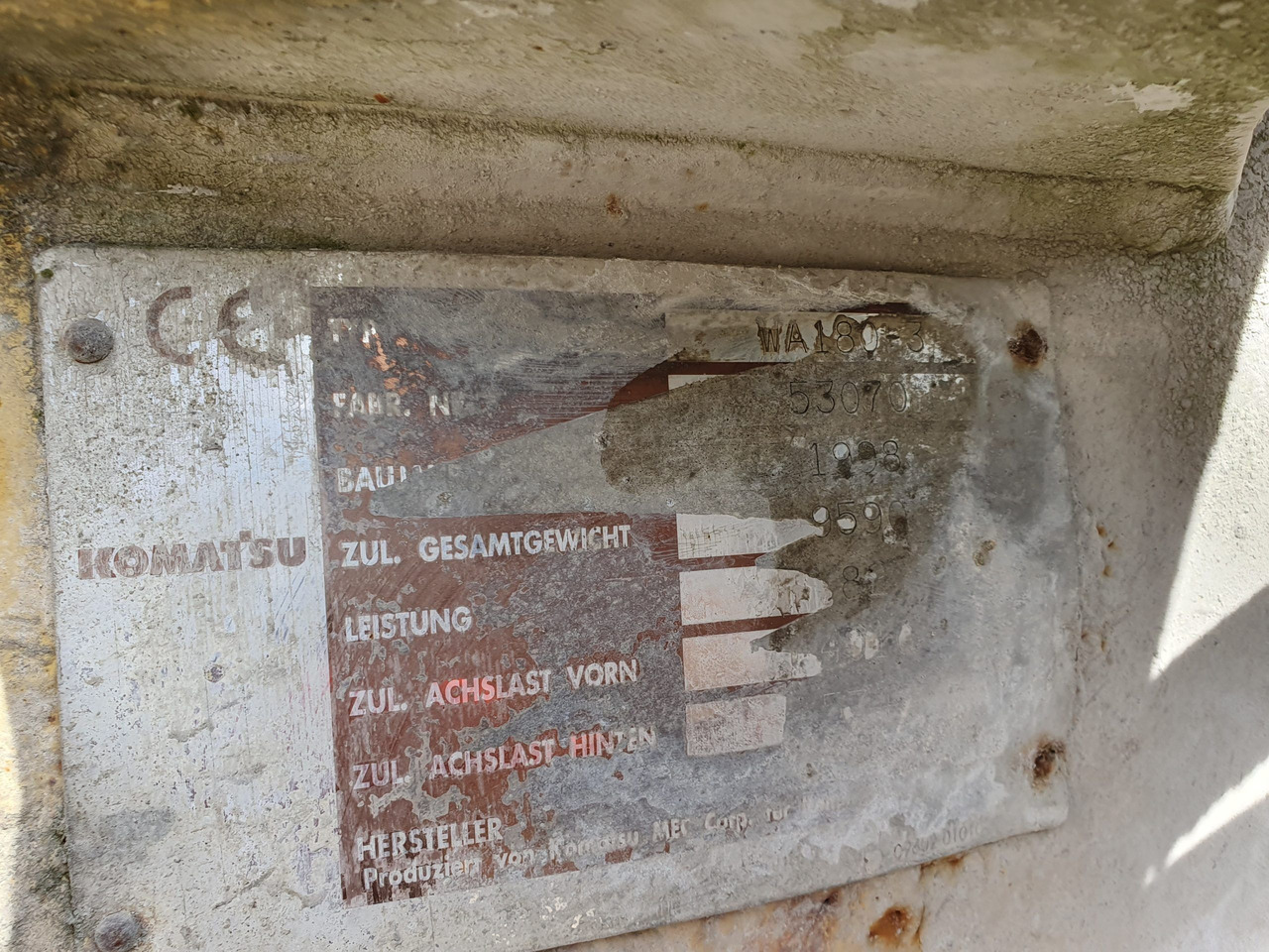 KOMATSU WA180.3 N/S:53070 - Колісний навантажувач: фото 2 KOMATSU WA180.3 N/S:53070 - Колісний навантажувач: фото 2