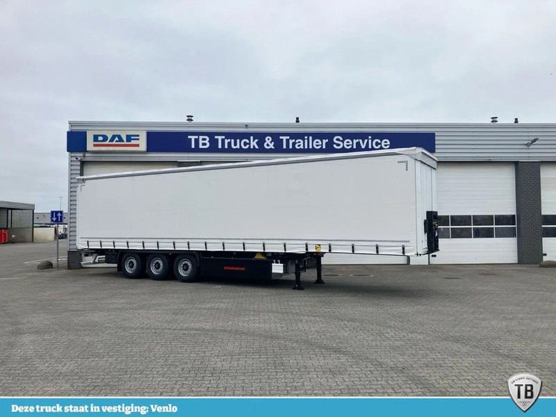 Kässbohrer SCS X+ / 90 - 12 / 27 Schuifzeilen multiplex vloer met palletkist 30 Europallets - Тентований напівпричіп: фото 1 Kässbohrer SCS X+ / 90 - 12 / 27 Schuifzeilen multiplex vloer met palletkist 30 Europallets - Тентований напівпричіп: фото 1