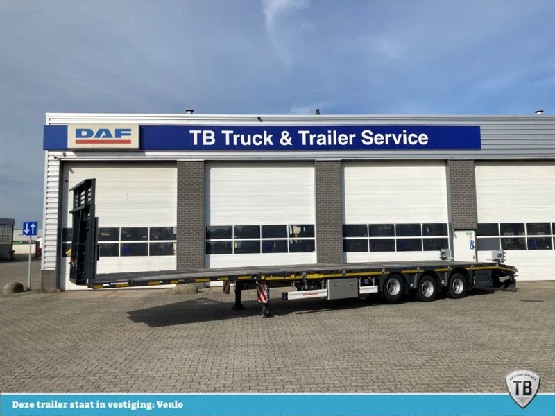 Kässbohrer SPA M3 / 1N - 18 / 27 Heavy Duty uitschuifbare vlakke mega trailer met liftas, rongen en oprijplaten - Закритий кузов напівпричіп: фото 1 Kässbohrer SPA M3 / 1N - 18 / 27 Heavy Duty uitschuifbare vlakke mega trailer met liftas, rongen en oprijplaten - Закритий кузов напівпричіп: фото 1
