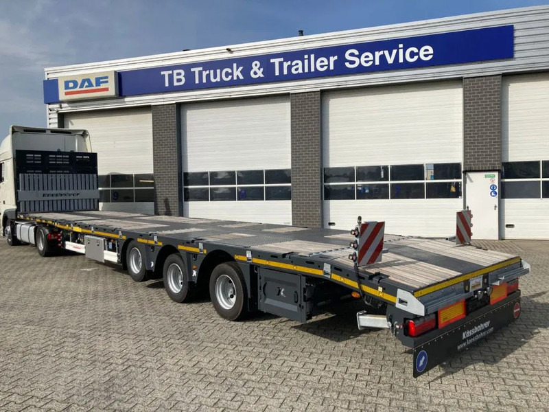Kässbohrer SPA M3 / 1N - 18 / 27 Heavy Duty uitschuifbare vlakke mega trailer met liftas, rongen en oprijplaten - Закритий кузов напівпричіп: фото 5 Kässbohrer SPA M3 / 1N - 18 / 27 Heavy Duty uitschuifbare vlakke mega trailer met liftas, rongen en oprijplaten - Закритий кузов напівпричіп: фото 5