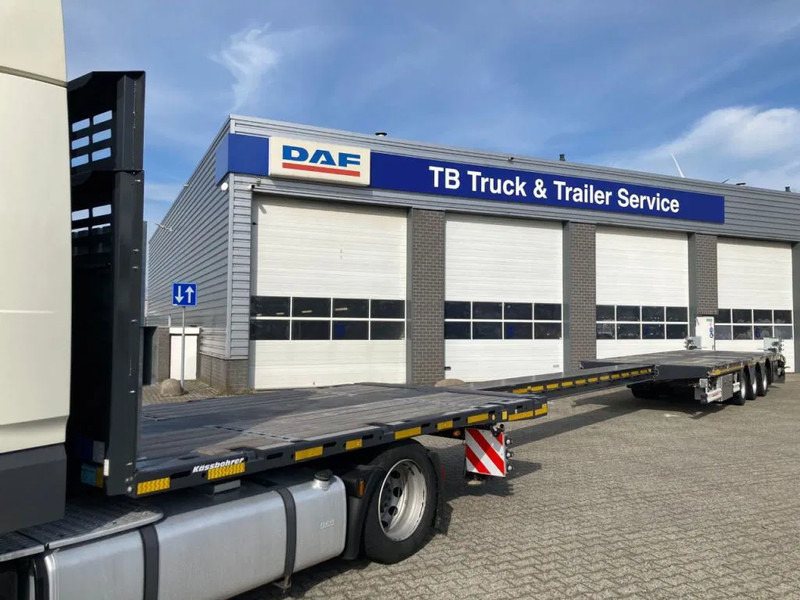 Kässbohrer SPA M3 / 1N - 18 / 27 Heavy Duty uitschuifbare vlakke mega trailer met liftas, rongen en oprijplaten - Закритий кузов напівпричіп: фото 4 Kässbohrer SPA M3 / 1N - 18 / 27 Heavy Duty uitschuifbare vlakke mega trailer met liftas, rongen en oprijplaten - Закритий кузов напівпричіп: фото 4