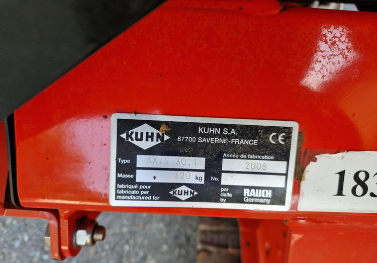 Розкидач добрив Rozsiewacz nawozów Kuhn AXIS 30,1 2008 Rozsiewacz KUHN RAUCH: фото 16