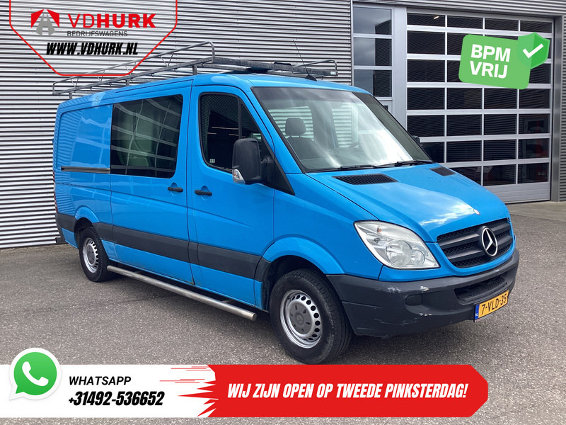 Mercedes-Benz Sprinter 313 2.2 CDI Aut. L2 DC Dubbel Cabine EXPORT ONLY Airco/ 2.8t Trekverm./ Imperiaal & Trap/ 7 Pers. - Суцільнометалевий фургон, Вантажопасажирський фургон: фото 1 Mercedes-Benz Sprinter 313 2.2 CDI Aut. L2 DC Dubbel Cabine EXPORT ONLY Airco/ 2.8t Trekverm./ Imperiaal & Trap/ 7 Pers. - Суцільнометалевий фургон, Вантажопасажирський фургон: фото 1