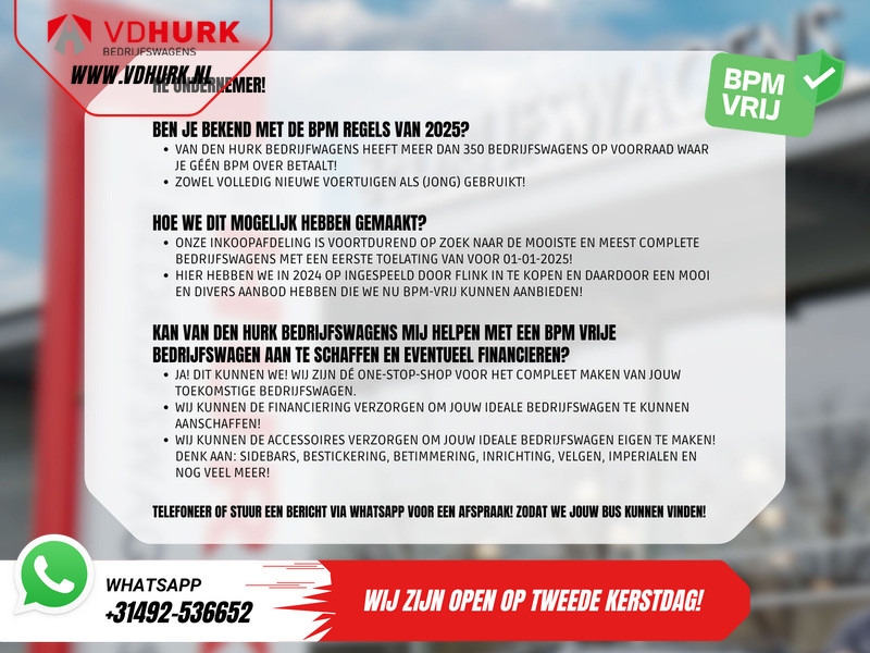 Мікроавтобус, Пасажирський фургон Mercedes-Benz Sprinter 313 2.2 CDI L2H2 € 10.164 Incl. BTW BPM VRIJ! Combi/ 9 Persoons/ Kombi/ 9P/ Airco/ Rolstoellift: фото 8