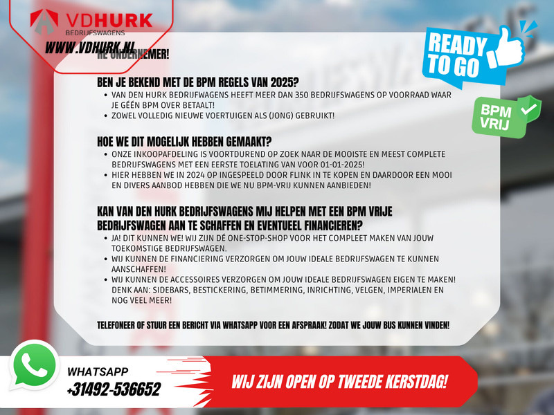 Mercedes-Benz Sprinter 317 1.9 CDI L2H2 Aut. BPM VRIJ! Gev.Stoel/ 270 Gr.Deuren/ Stoelverw./ Navi/ Camera/ Cruise/ Airco в лізинг Mercedes-Benz Sprinter 317 1.9 CDI L2H2 Aut. BPM VRIJ! Gev.Stoel/ 270 Gr.Deuren/ Stoelverw./ Navi/ Camera/ Cruise/ Airco: фото 8 Mercedes-Benz Sprinter 317 1.9 CDI L2H2 Aut. BPM VRIJ! Gev.Stoel/ 270 Gr.Deuren/ Stoelverw./ Navi/ Camera/ Cruise/ Airco в лізинг Mercedes-Benz Sprinter 317 1.9 CDI L2H2 Aut. BPM VRIJ! Gev.Stoel/ 270 Gr.Deuren/ Stoelverw./ Navi/ Camera/ Cruise/ Airco: фото 8