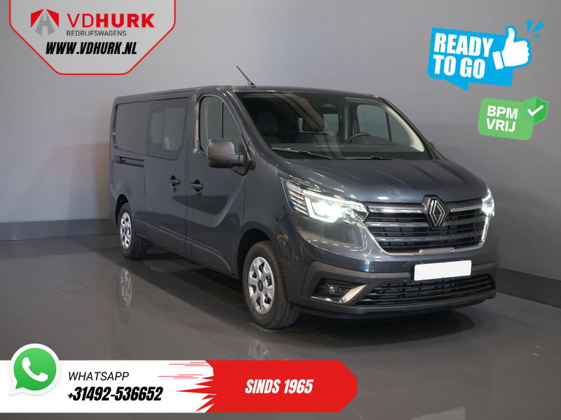 Renault Trafic 2.0 dCi 130 pk L2 BPM VRIJ! DC Dubbel Cabine LED/ 2xSchuifdeur/ Navi/ Carplay/ Camera/ PDC/ Cruise - Легковий фургон, Вантажопасажирський фургон: фото 1 Renault Trafic 2.0 dCi 130 pk L2 BPM VRIJ! DC Dubbel Cabine LED/ 2xSchuifdeur/ Navi/ Carplay/ Camera/ PDC/ Cruise - Легковий фургон, Вантажопасажирський фургон: фото 1