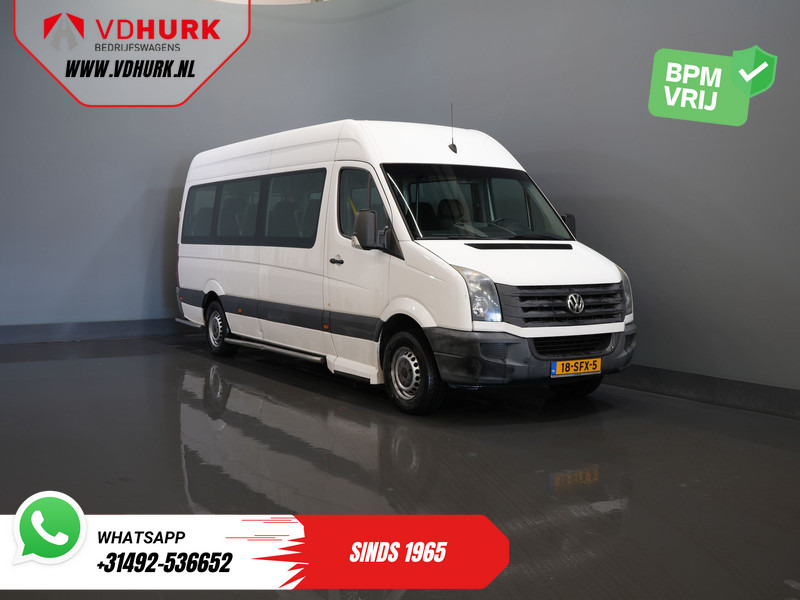 Volkswagen Crafter 35 2.0 TDI L3H2 EXPORT ONLY! €9.559 incl BTW/BPM Rolstoellift/ 9 Pers/ 9P/ Sidebars/ Rearbar/ Airco - Мікроавтобус, Пасажирський фургон: фото 1 Volkswagen Crafter 35 2.0 TDI L3H2 EXPORT ONLY! €9.559 incl BTW/BPM Rolstoellift/ 9 Pers/ 9P/ Sidebars/ Rearbar/ Airco - Мікроавтобус, Пасажирський фургон: фото 1