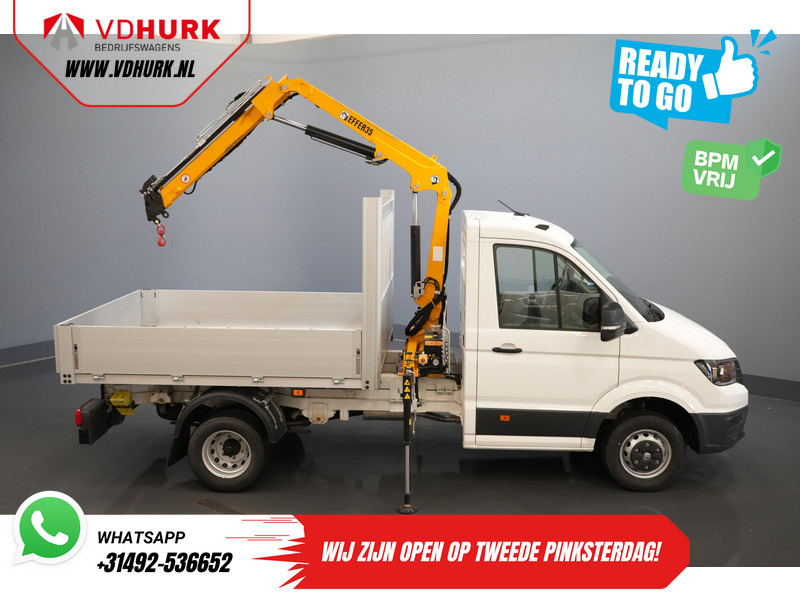 Volkswagen Crafter 50 165 pk Effer 352S Kraan/ Crane/ Kran/ Autokran/ PTO/ Open laadbak/ Dubbel Lucht - Легка бортова вантажівка: фото 4 Volkswagen Crafter 50 165 pk Effer 352S Kraan/ Crane/ Kran/ Autokran/ PTO/ Open laadbak/ Dubbel Lucht - Легка бортова вантажівка: фото 4