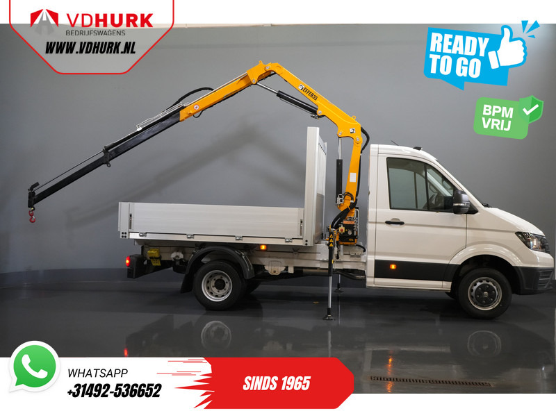 Volkswagen Crafter 50 165 pk Effer 352S Kraan/ Crane/ Kran/ Autokran/ PTO/ Open laadbak/ Dubbel Lucht - Легка бортова вантажівка: фото 2 Volkswagen Crafter 50 165 pk Effer 352S Kraan/ Crane/ Kran/ Autokran/ PTO/ Open laadbak/ Dubbel Lucht - Легка бортова вантажівка: фото 2