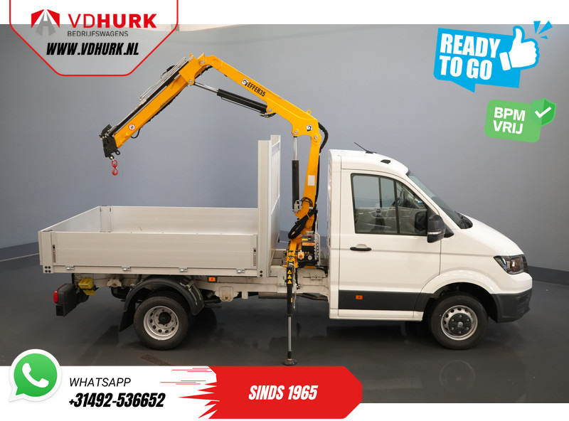 Volkswagen Crafter 50 165 pk Effer 352S Kraan/ Crane/ Kran/ Autokran/ PTO/ Open laadbak/ Dubbel Lucht - Легка бортова вантажівка: фото 4 Volkswagen Crafter 50 165 pk Effer 352S Kraan/ Crane/ Kran/ Autokran/ PTO/ Open laadbak/ Dubbel Lucht - Легка бортова вантажівка: фото 4