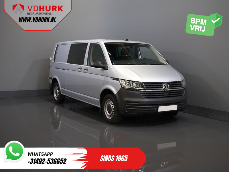 Volkswagen Transporter T6.1 2.0 TDI 150 pk DSG Aut. L2 DC BPM VRIJ! Dubbel Cabine 6 Pers./ Lage KM!/ Adapt.Cruise/ Navi/ Carplay/ Trekhaak - Суцільнометалевий фургон, Вантажопасажирський фургон: фото 1 Volkswagen Transporter T6.1 2.0 TDI 150 pk DSG Aut. L2 DC BPM VRIJ! Dubbel Cabine 6 Pers./ Lage KM!/ Adapt.Cruise/ Navi/ Carplay/ Trekhaak - Суцільнометалевий фургон, Вантажопасажирський фургон: фото 1