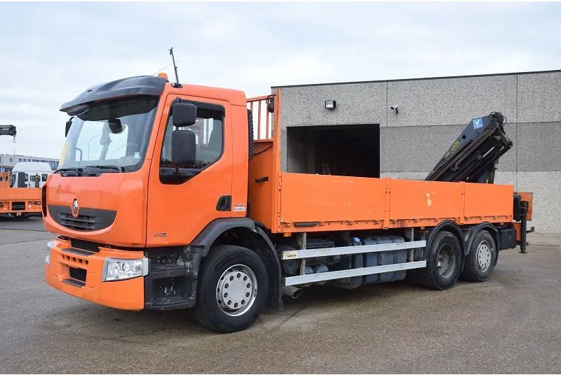 Renault Premium 410 - Бортова вантажівка/ Платформа, Вантажівка з маніпулятором: фото 1 Renault Premium 410 - Бортова вантажівка/ Платформа, Вантажівка з маніпулятором: фото 1