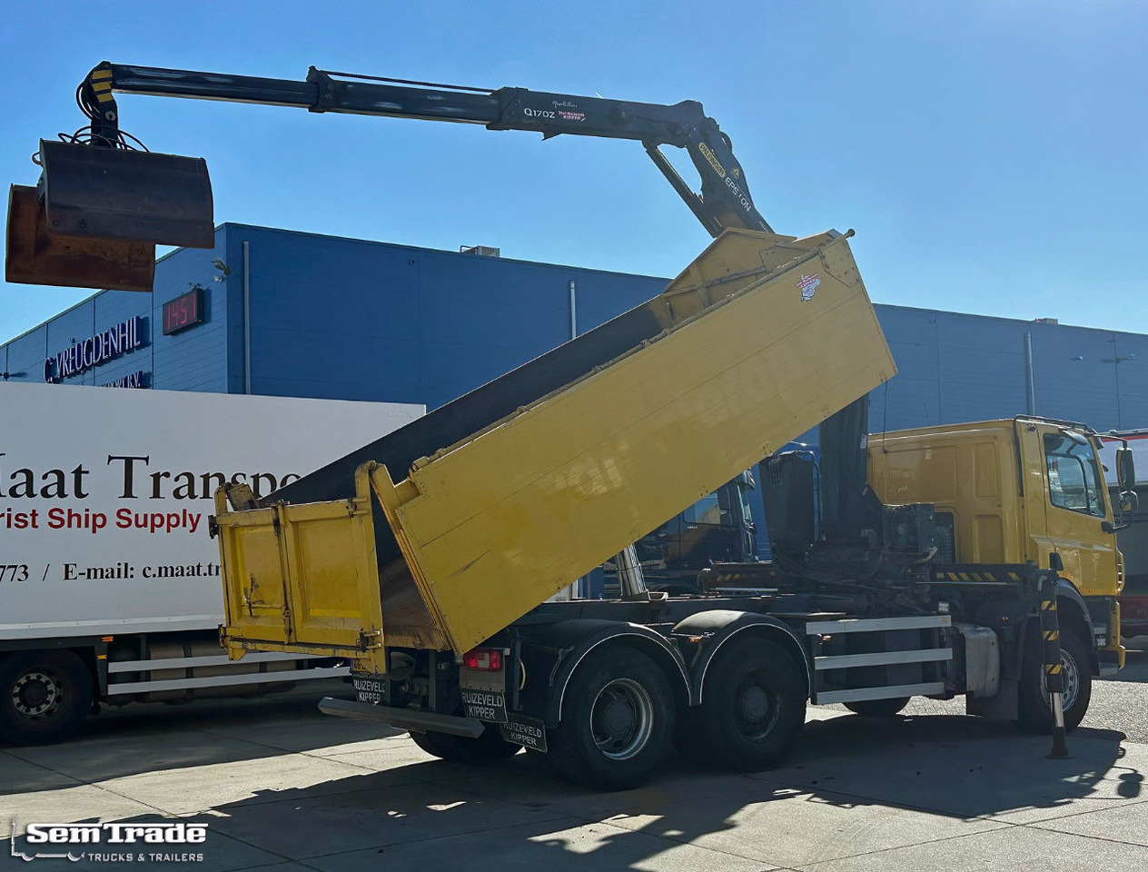 DAF CF 410 FAT 6X4 188.000 KM Palfinger 17 TON/Meter Kraan 2 Zijdige Ruizeveld K - Вантажівка з маніпулятором: фото 3 DAF CF 410 FAT 6X4 188.000 KM Palfinger 17 TON/Meter Kraan 2 Zijdige Ruizeveld K - Вантажівка з маніпулятором: фото 3