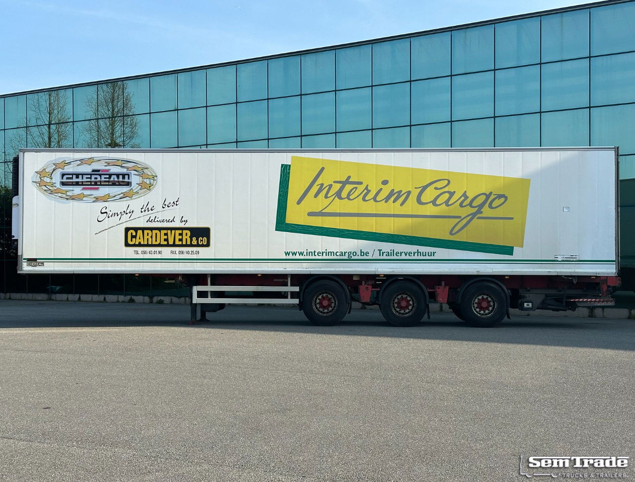 Renders Chereau Carrier Maxima 1300 Steering Axle Tail Lift Belgium Trailer - Рефрижератор напівпричіп: фото 2 Renders Chereau Carrier Maxima 1300 Steering Axle Tail Lift Belgium Trailer - Рефрижератор напівпричіп: фото 2