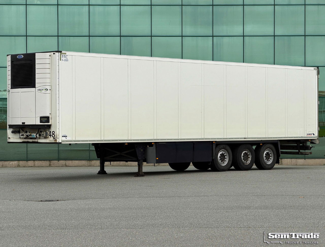 Schmitz Cargobull SCBS3B Carrier Vector 1550 With 5210 Engine Hours Disc Brakes Belgium-Trailer - Рефрижератор напівпричіп: фото 1 Schmitz Cargobull SCBS3B Carrier Vector 1550 With 5210 Engine Hours Disc Brakes Belgium-Trailer - Рефрижератор напівпричіп: фото 1