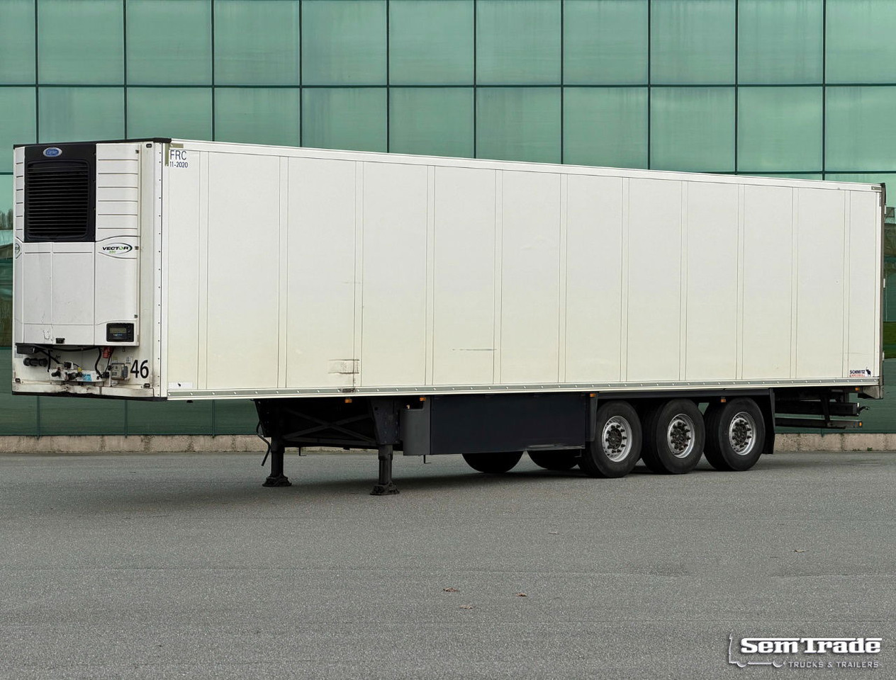 Schmitz Cargobull SCBS3B Carrier Vector 1550 With 6286 Engine Hours Pallet BOX Disc Brakes Belgium-Trailer - Рефрижератор напівпричіп: фото 1 Schmitz Cargobull SCBS3B Carrier Vector 1550 With 6286 Engine Hours Pallet BOX Disc Brakes Belgium-Trailer - Рефрижератор напівпричіп: фото 1