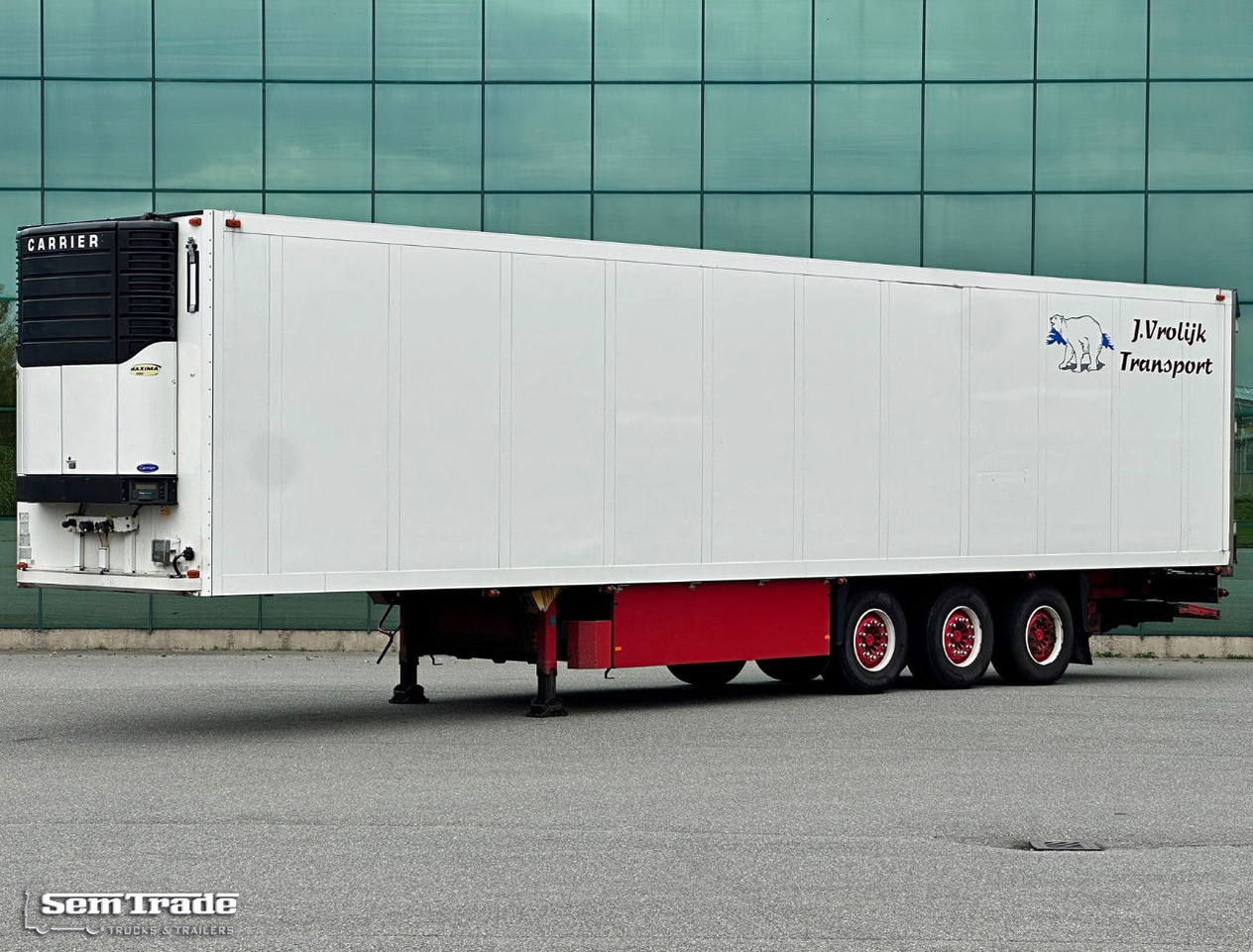 Schmitz Cargobull SKO 24 Carrier Maxima 1300 Flower Wide 2X Lift Axle - Рефрижератор напівпричіп: фото 1 Schmitz Cargobull SKO 24 Carrier Maxima 1300 Flower Wide 2X Lift Axle - Рефрижератор напівпричіп: фото 1