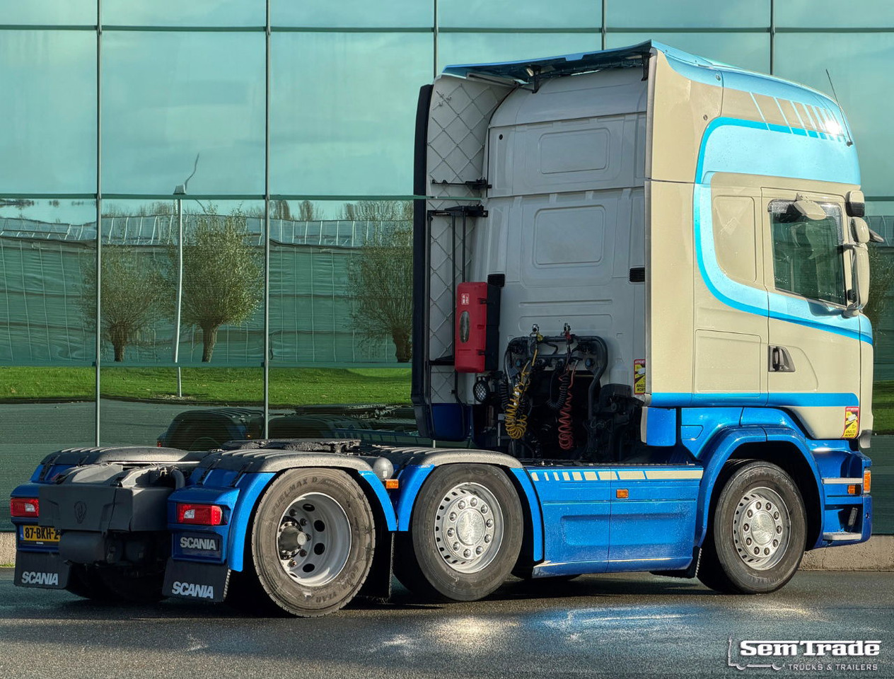 Scania R450 Topline 6X2 Twinsteer Retarder 2X Tanks Park-Cooling NL Truck - Тягач: фото 4 Scania R450 Topline 6X2 Twinsteer Retarder 2X Tanks Park-Cooling NL Truck - Тягач: фото 4