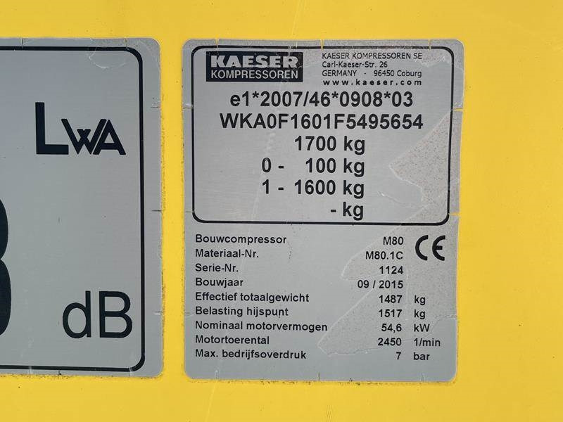 Kaeser M 80 - N - Повітряний компресор: фото 4 Kaeser M 80 - N - Повітряний компресор: фото 4