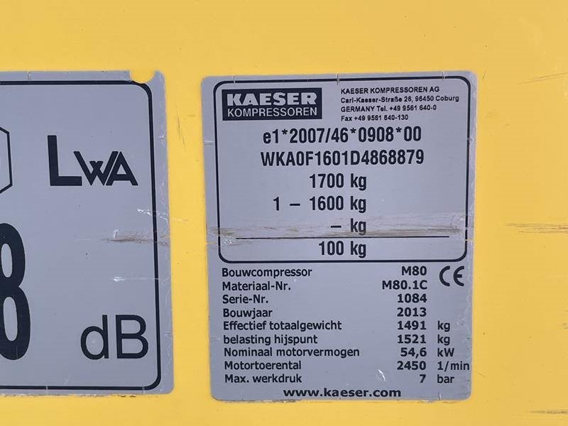 Kaeser M 80 - N - Повітряний компресор: фото 4 Kaeser M 80 - N - Повітряний компресор: фото 4