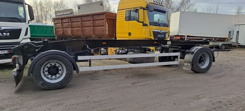 Huffermann Przyczepa na wózku HAR 1870 do hakowca - Причіп мультиліфт/ Бункеровоз: фото 1 Huffermann Przyczepa na wózku HAR 1870 do hakowca - Причіп мультиліфт/ Бункеровоз: фото 1