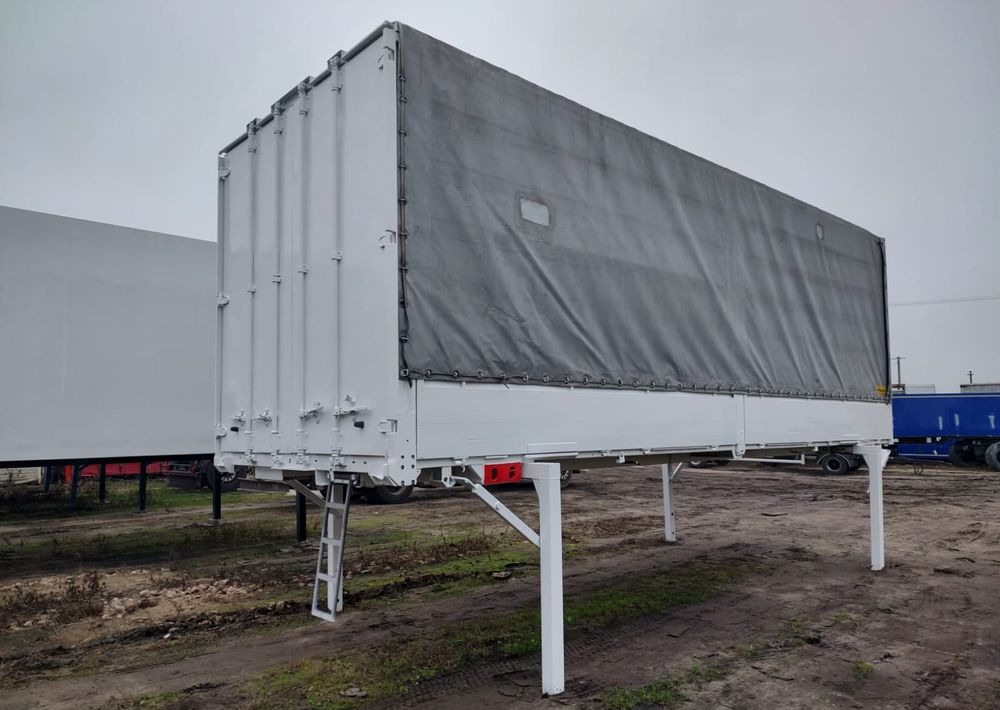 Krone Zabudow BDF Krone 7,45m 18 palet - Тентований кузов: фото 1 Krone Zabudow BDF Krone 7,45m 18 palet - Тентований кузов: фото 1
