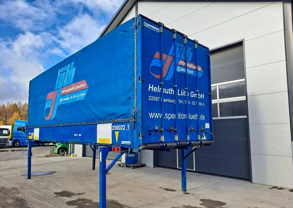 Krone Zabudowa BDF 7,45 18 palet Faktura VAT - Тентований кузов: фото 4 Krone Zabudowa BDF 7,45 18 palet Faktura VAT - Тентований кузов: фото 4