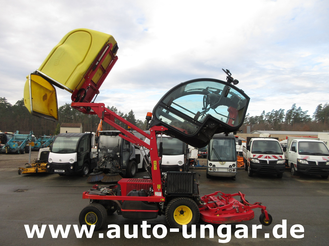 Комунальний трактор Gianni Ferrari Turbo 4 T Cruiser Großflächenmäher 4x4 mit Hochentleerung Bj. 2015: фото 19