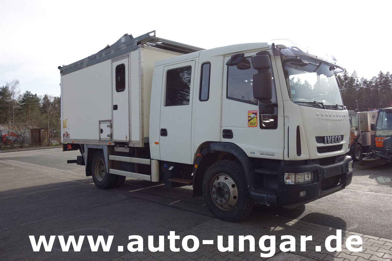 IVECO Eurocargo 120E225Doka Koffer mobile Werkstatt LBW Dachträger Wohnmobil Dif.-Sperre - Вантажівка з закритим кузовом: фото 3 IVECO Eurocargo 120E225Doka Koffer mobile Werkstatt LBW Dachträger Wohnmobil Dif.-Sperre - Вантажівка з закритим кузовом: фото 3