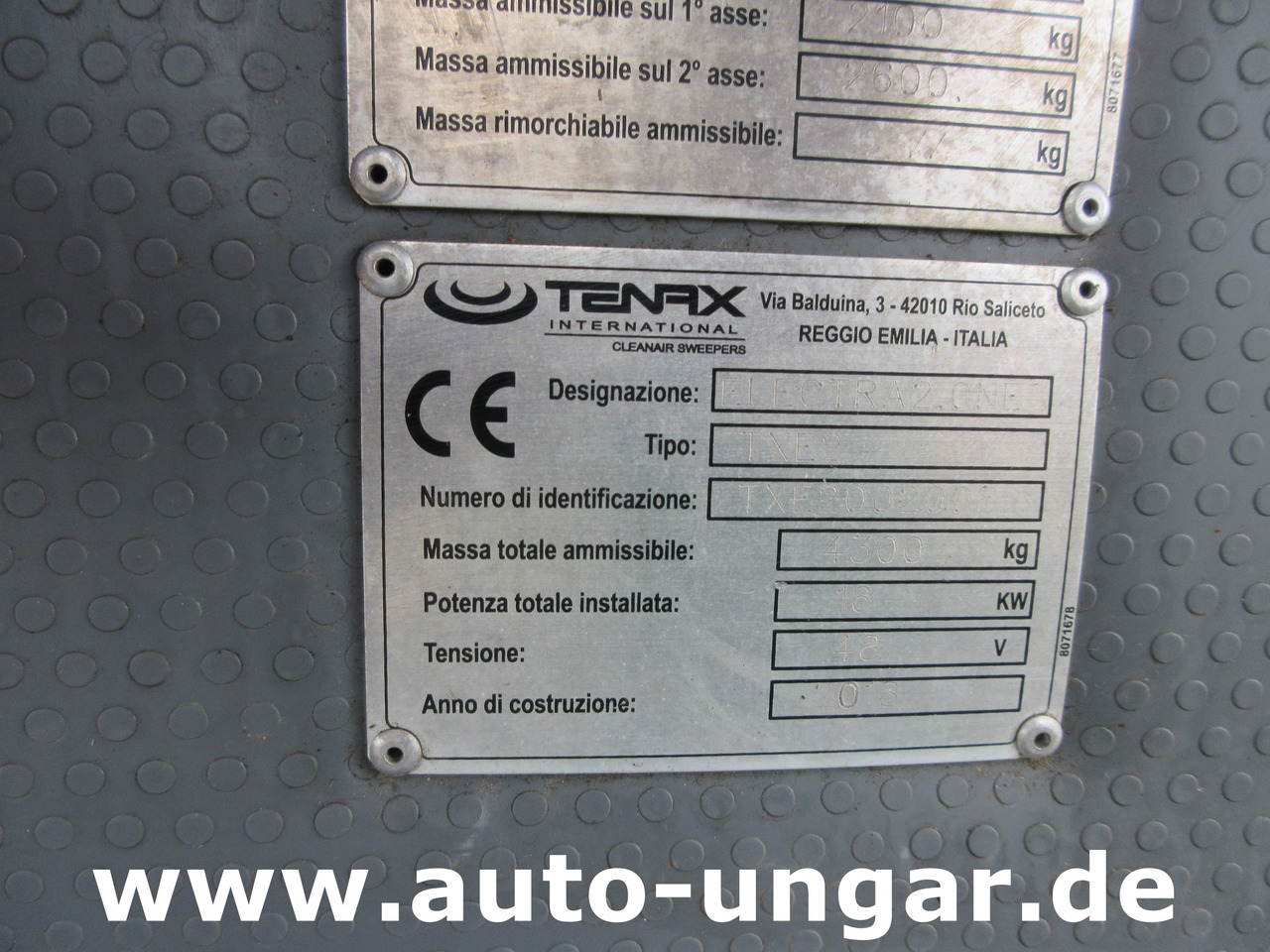 Комунальна/ Спеціальна техніка Tenax Elektra Hydro 2.0 Schwemmfahrzeug Laveuse Streetwasher 48V electric: фото 29