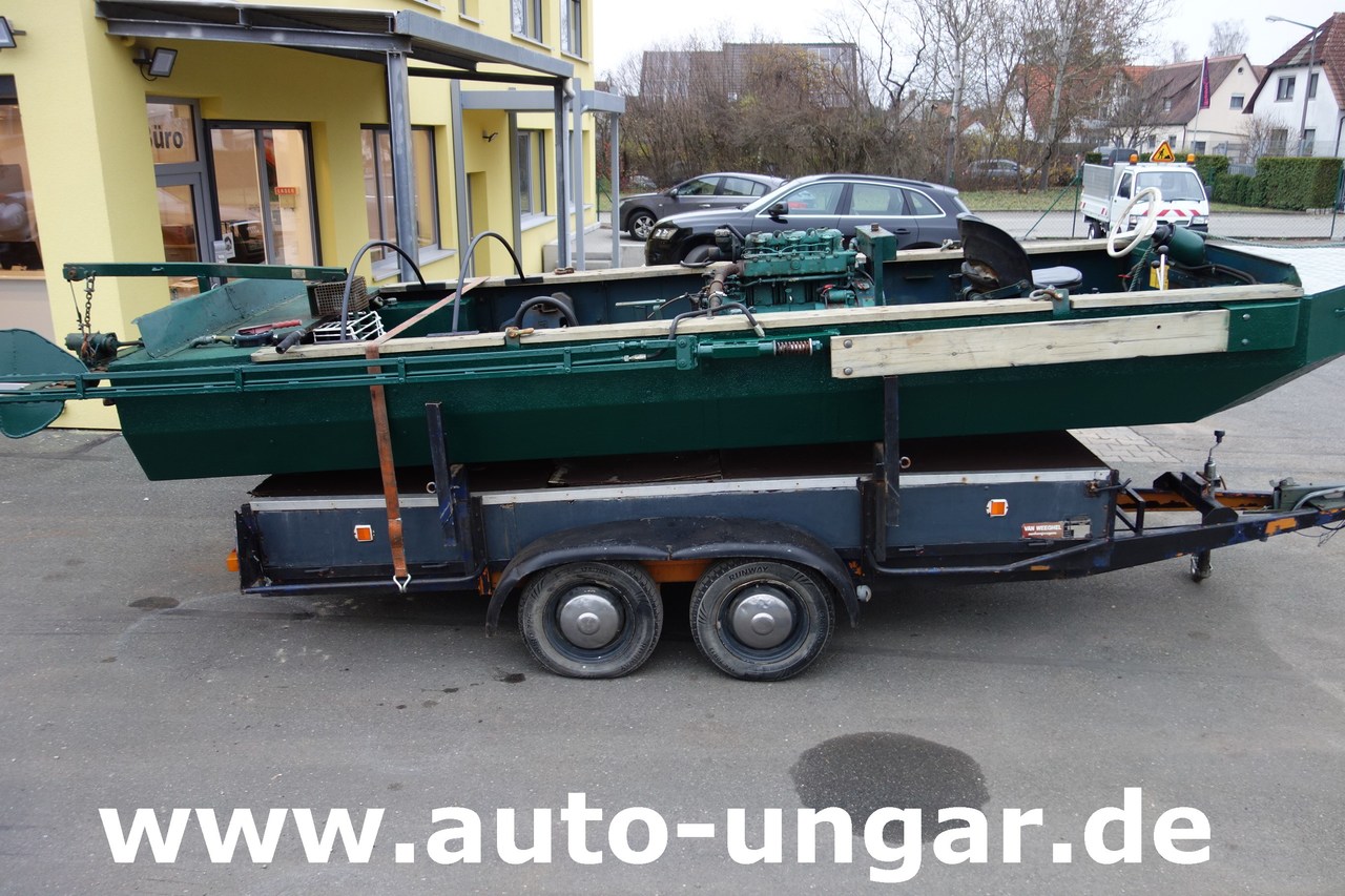 Mulag Mähboot mit Heckmäher Volvo-Penta Diesel Mulag - Gödde inkl. Anhänger - Трактор: фото 3 Mulag Mähboot mit Heckmäher Volvo-Penta Diesel Mulag - Gödde inkl. Anhänger - Трактор: фото 3