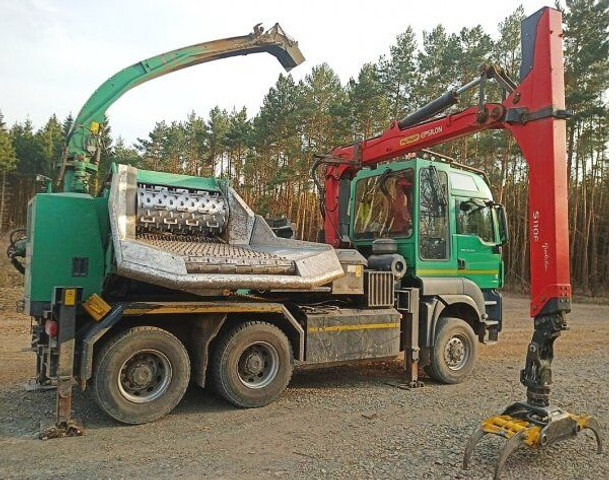 Jenz HEM 583R +6x6 MAN TGS 33.540 +Palfinger (docs MACHINE!) - Дробарка для лісництва: фото 1 Jenz HEM 583R +6x6 MAN TGS 33.540 +Palfinger (docs MACHINE!) - Дробарка для лісництва: фото 1