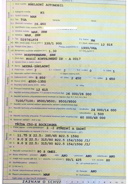 Гаковий мультиліфт вантажівка MAN TGA 26.460: фото 7