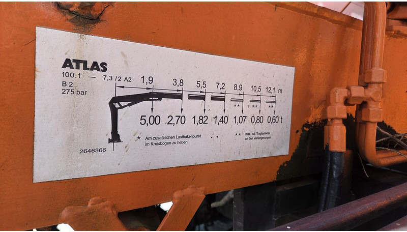 Mercedes-Benz UNIMOG 427.11 +12m! - Самоскид вантажівка, Вантажівка з маніпулятором: фото 5 Mercedes-Benz UNIMOG 427.11 +12m! - Самоскид вантажівка, Вантажівка з маніпулятором: фото 5