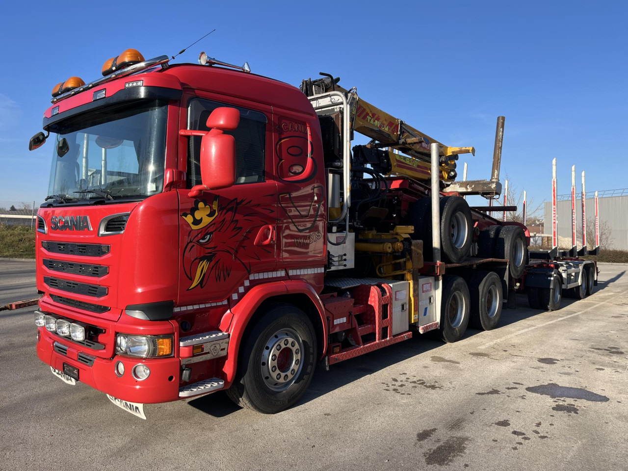 SCANIA porteur + grue AR cabine - Вантажівка шасі: фото 2 SCANIA porteur + grue AR cabine - Вантажівка шасі: фото 2