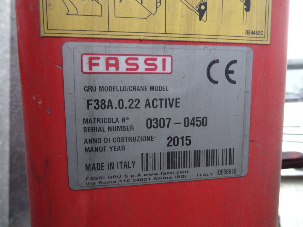 Iveco EuroCargo 120E25 Fassi F38 - Бортова вантажівка/ Платформа, Вантажівка з маніпулятором: фото 5 Iveco EuroCargo 120E25 Fassi F38 - Бортова вантажівка/ Платформа, Вантажівка з маніпулятором: фото 5