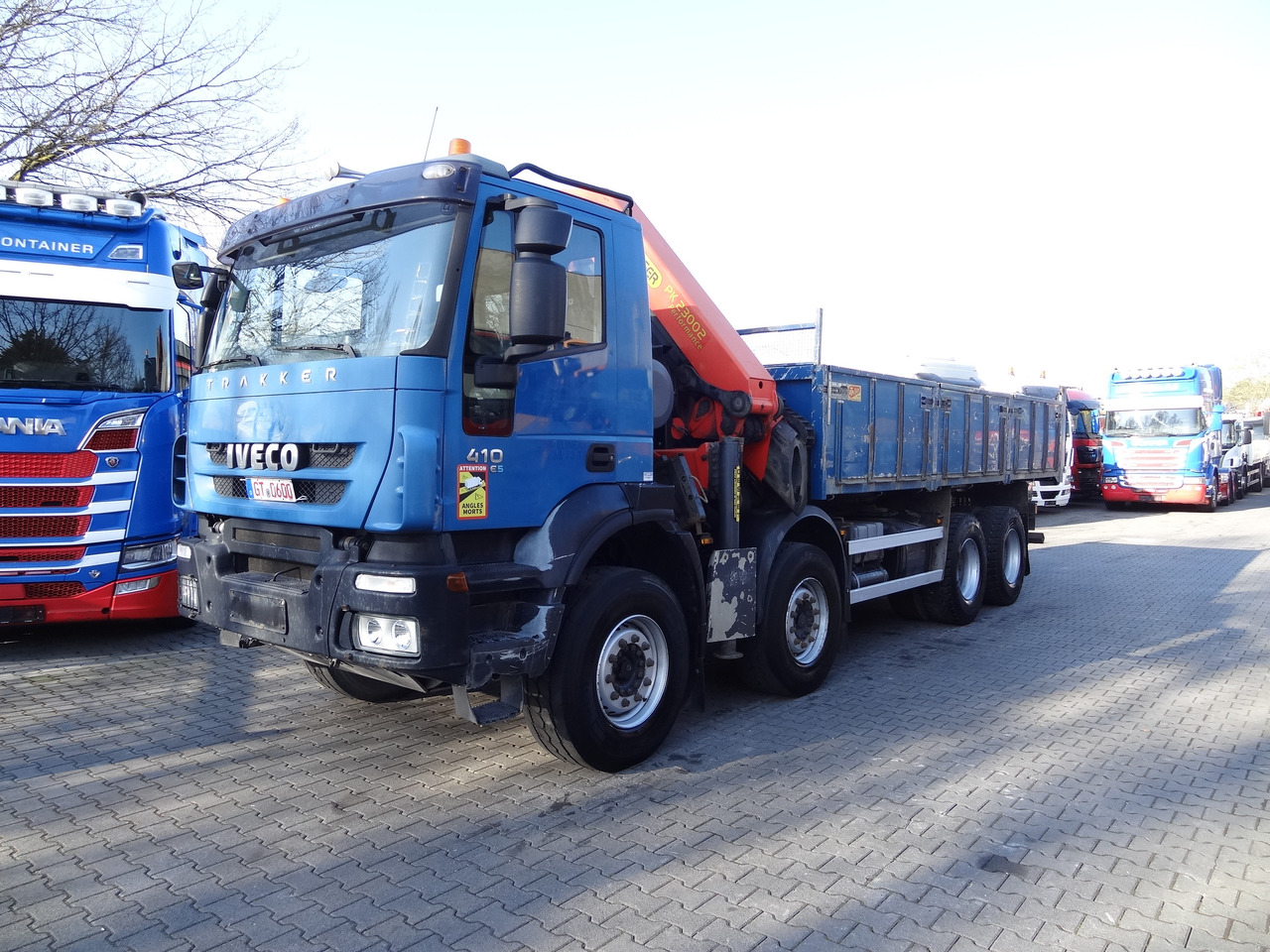 Iveco Trakker AD340T41 8X4 Kipper Kran Palfinger 23002 - Вантажівка з маніпулятором, Самоскид вантажівка: фото 1 Iveco Trakker AD340T41 8X4 Kipper Kran Palfinger 23002 - Вантажівка з маніпулятором, Самоскид вантажівка: фото 1